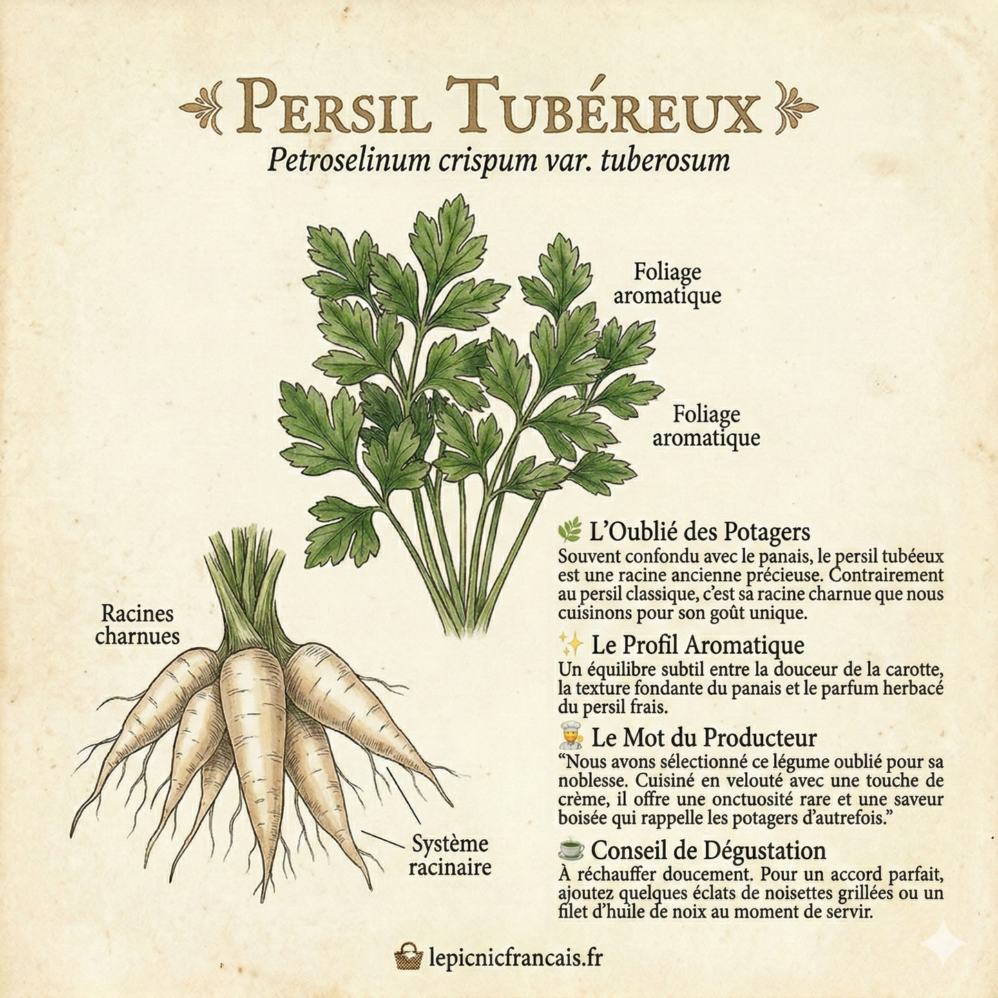 Velouté de Persil Tubéreux