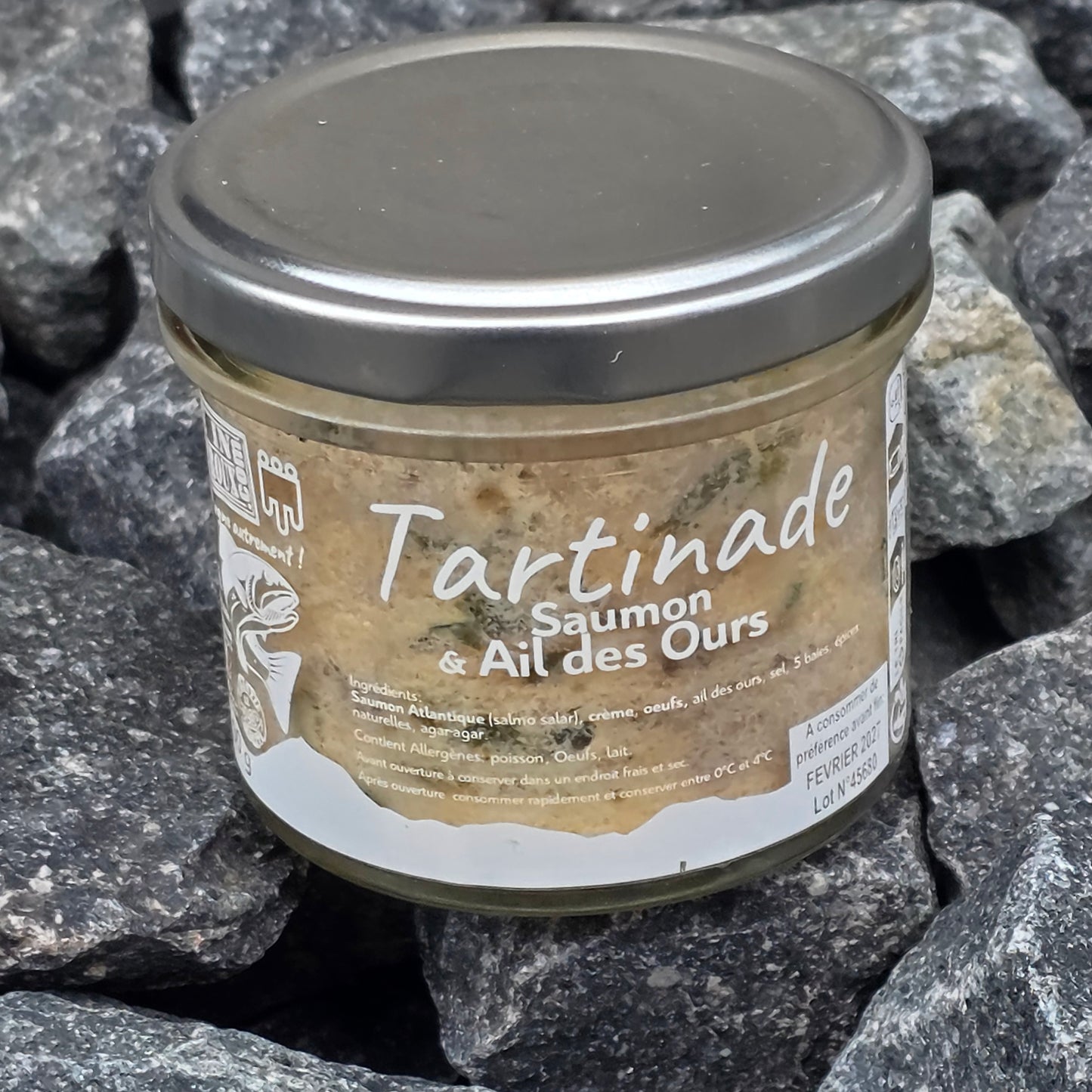 Tartinade saumon ail des ours Champeyroux en situation — Le Picnic Français