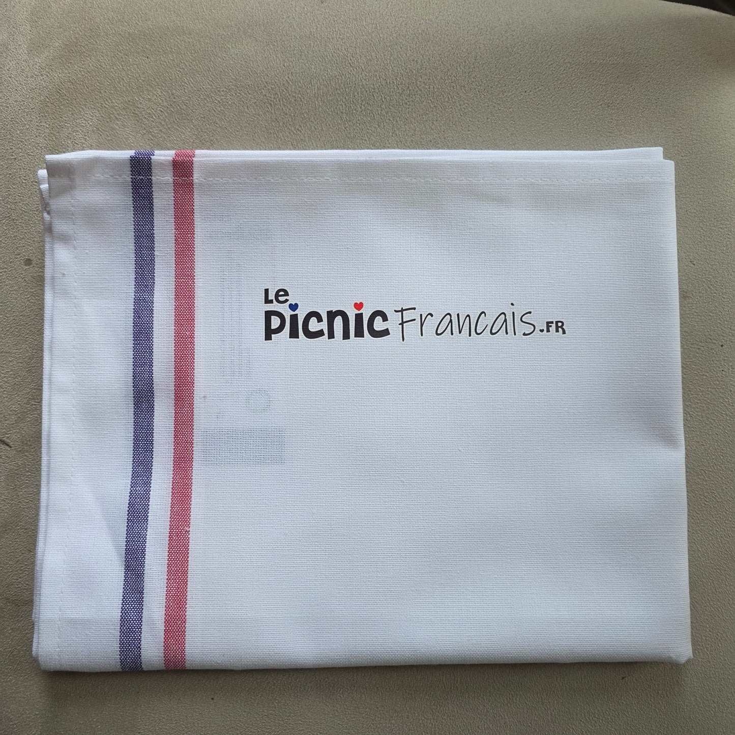 Torchon lepicnicfrancais "MADE in FRANCE" BLANC