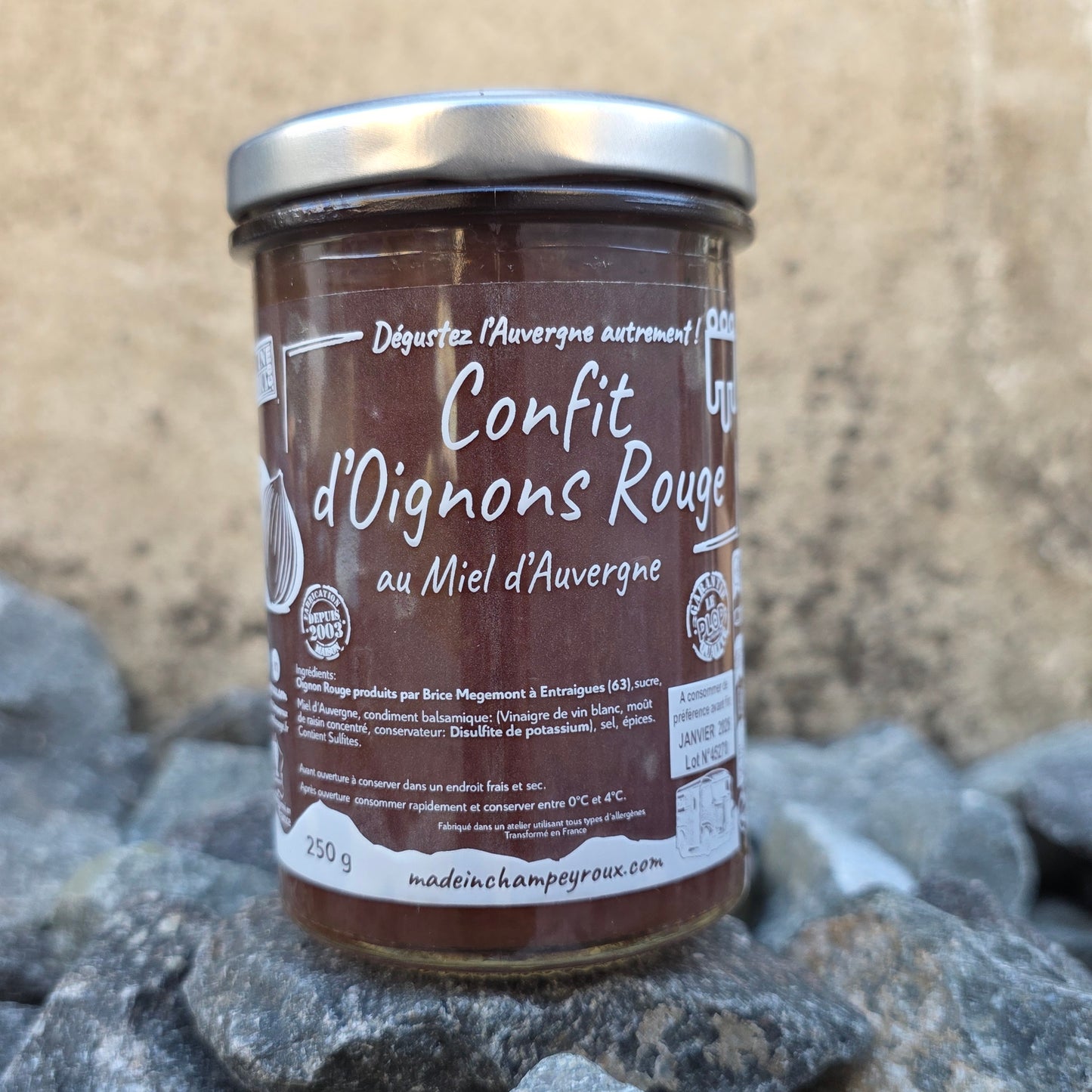 Le Confit d'oignons rouge au miel