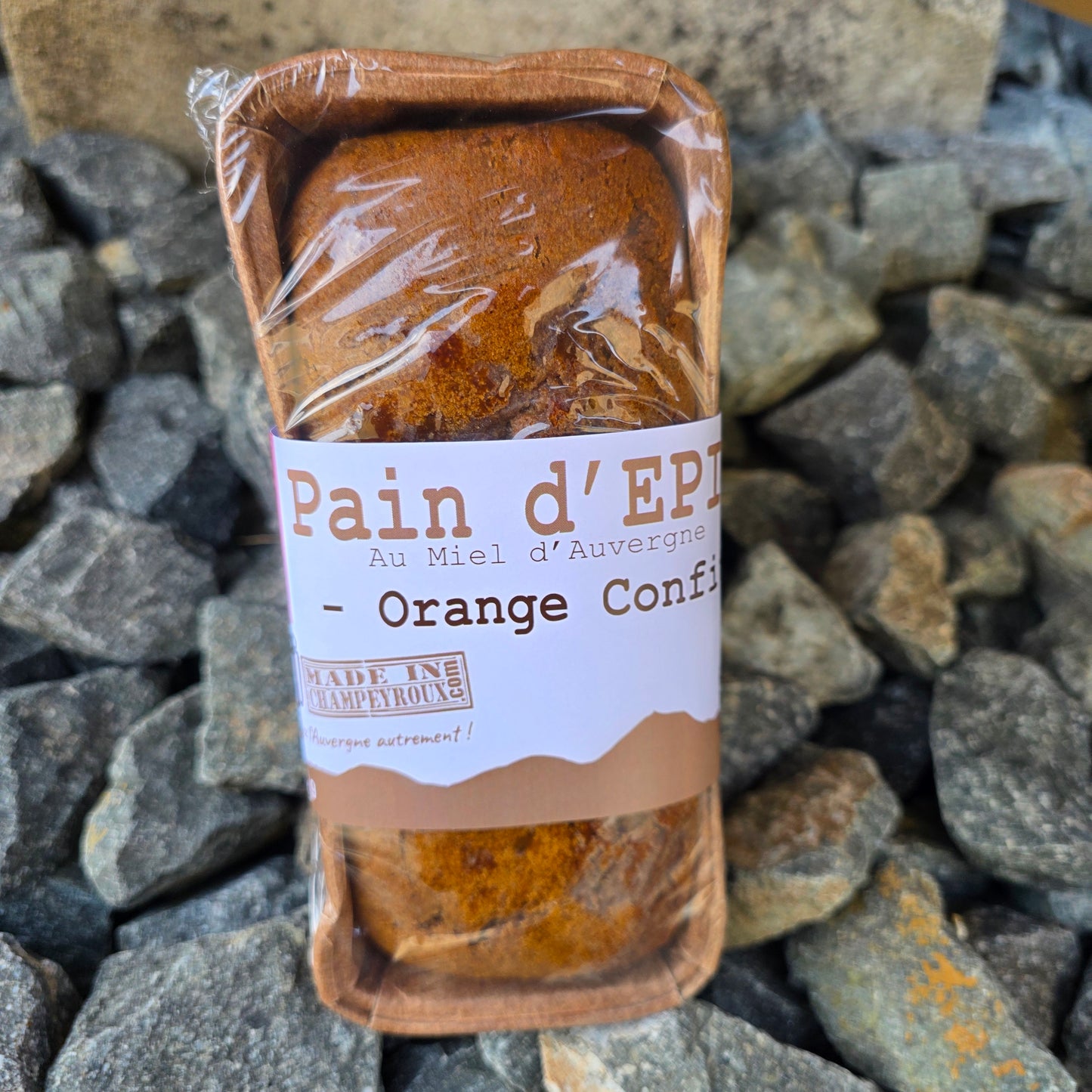 Pain d'épices maison à l'orange confite miel d'Auvergne 350g – Atelier Champeyroux