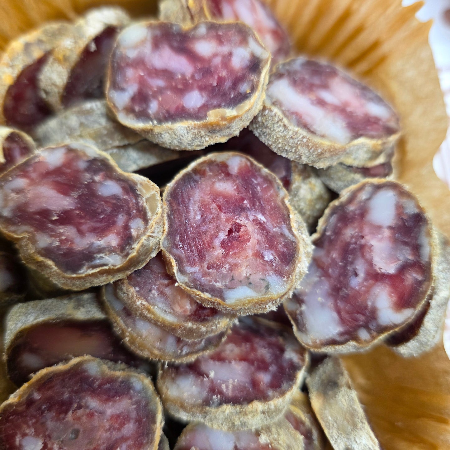 Saucisson sec au BLEU