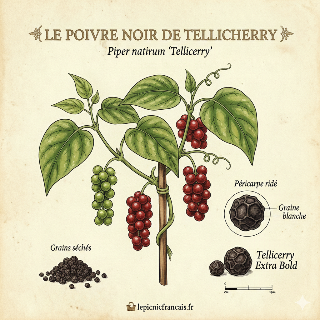 Saucisson poivre Tellicherry packshot – Le Picnic Français