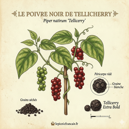 Saucisson poivre Tellicherry packshot – Le Picnic Français