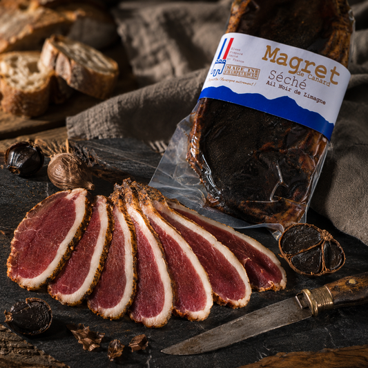 Magret de canard séché à l'ail noir de Limagne 350g – Le Picnic Français