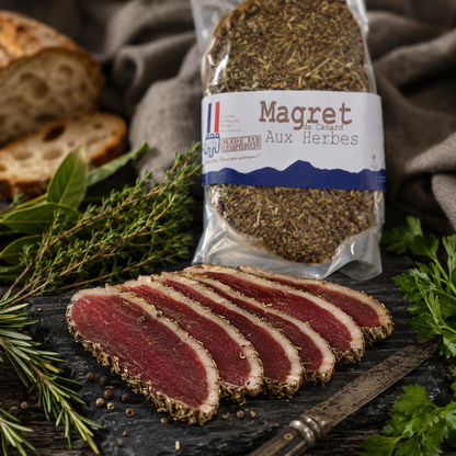 Magret de canard séché aux herbes ambiance — Le Picnic Français