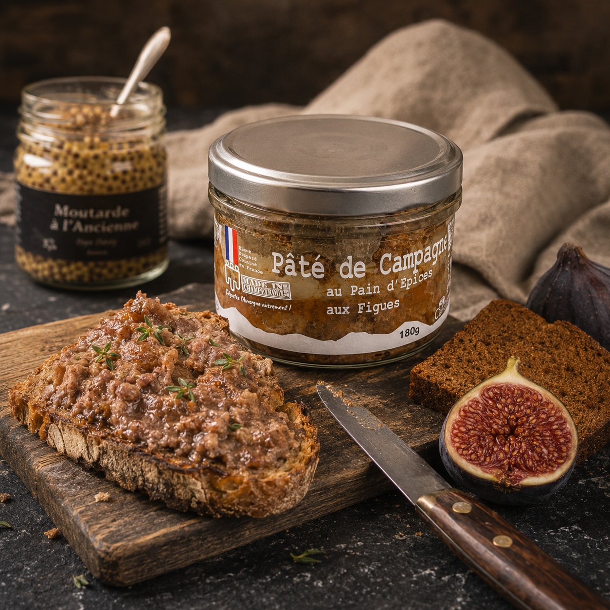 Pâté de Campagne Pain d'Épices & Figues – Auvergne