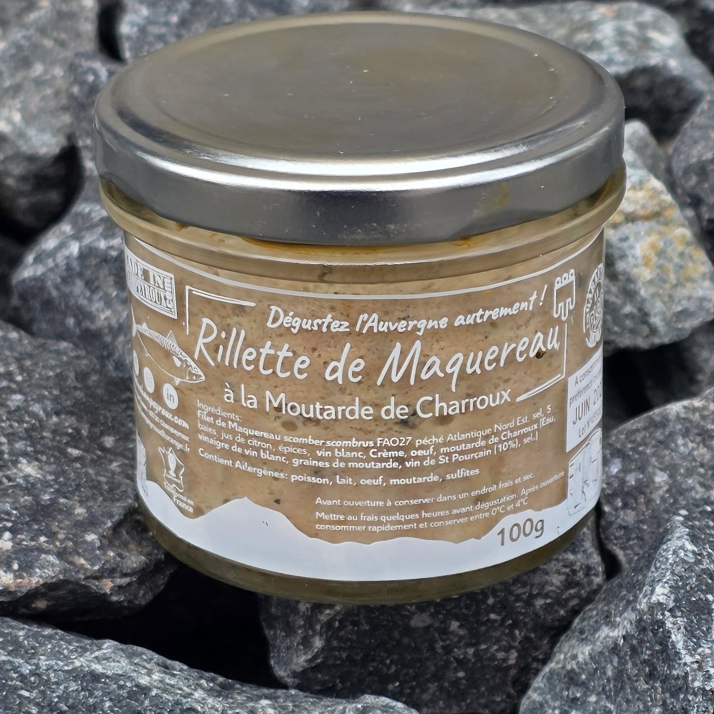 Rillette maquereau moutarde Charroux ambiance — Le Picnic Français