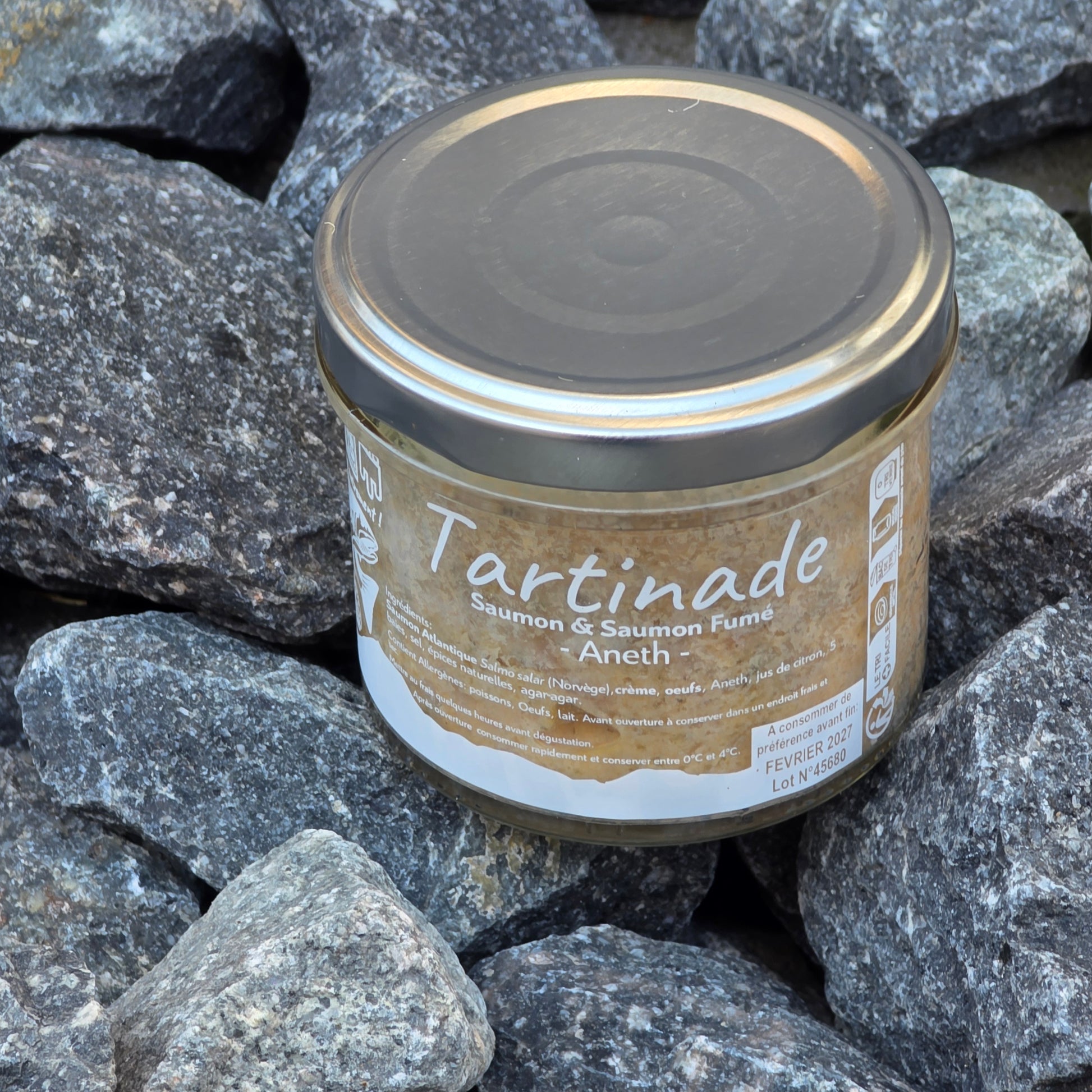 Rillette saumon fumé aneth ambiance — Le Picnic Français