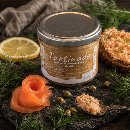 Rillette de saumon fumé à l'aneth 100g — Le Picnic Français