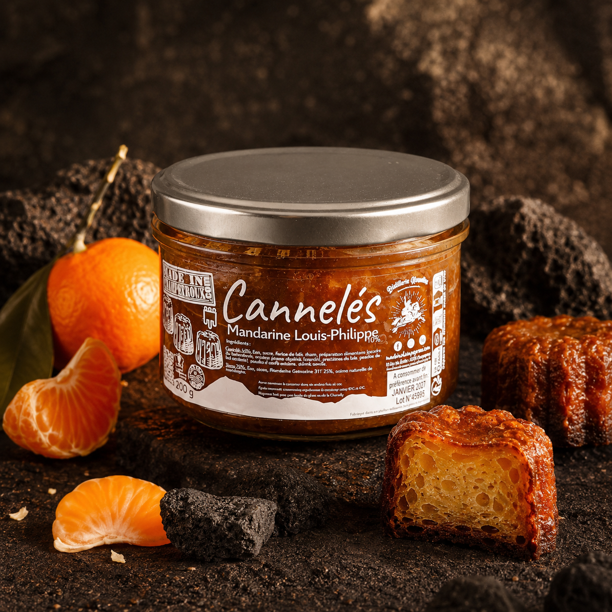 Canelés mandarine et Génestine en bocal – Le Picnic Français