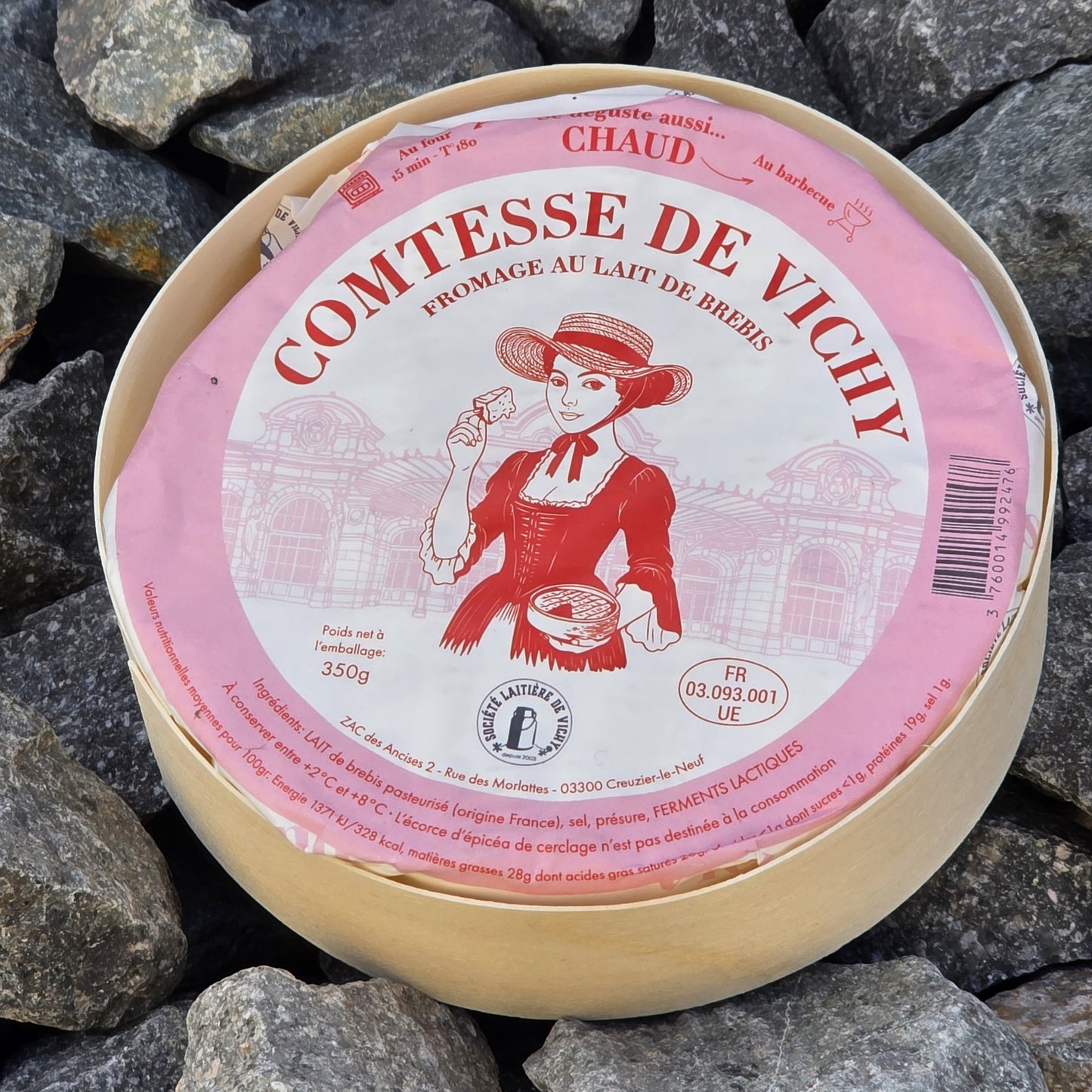La Comtesse de Brebis 350g — vue emballage — Le Picnic Français