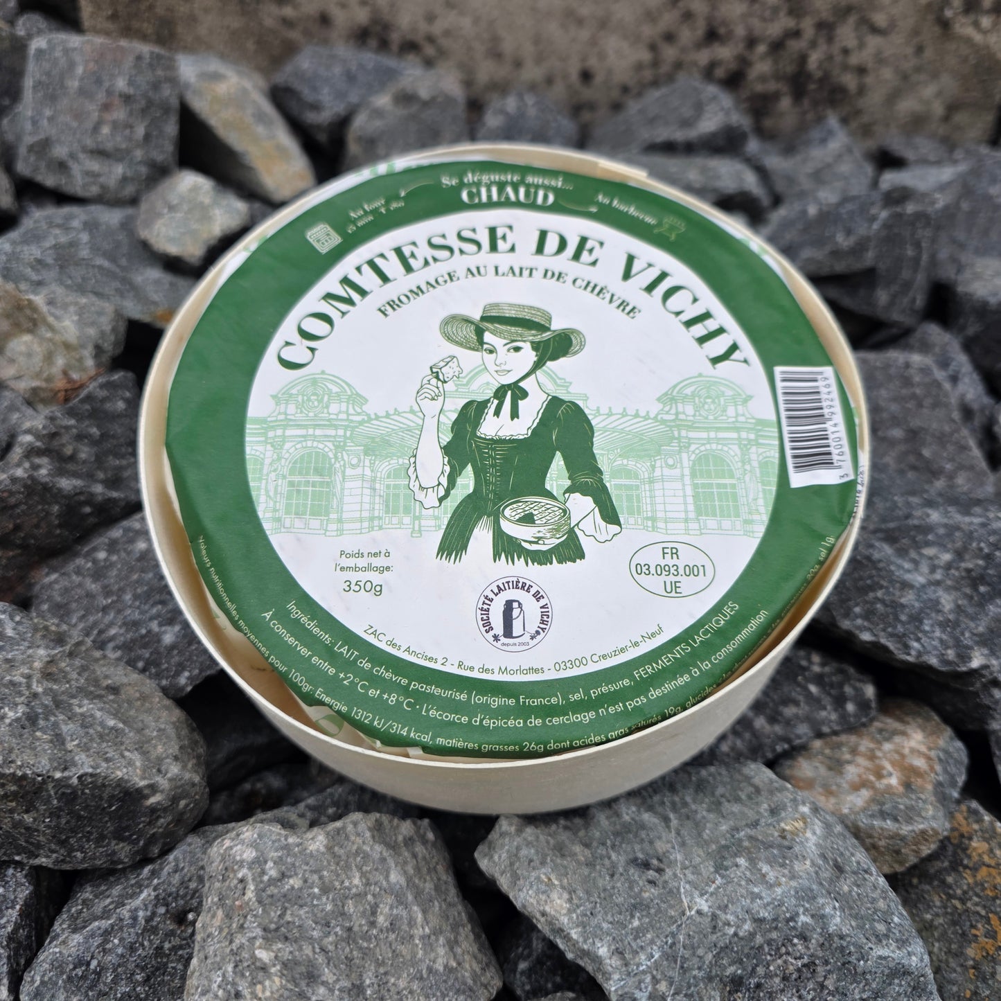 La Comtesse de Chèvre 350g — vue emballage — Le Picnic Français