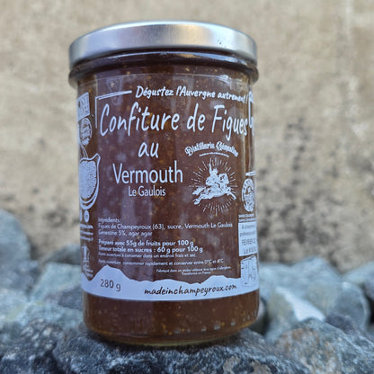 Confiture de figues au Vermouth Le Gaulois Génestine 280g – Made in Champeyroux