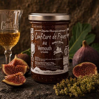 Confiture de Figues au Vermouth Le Gaulois – 280g