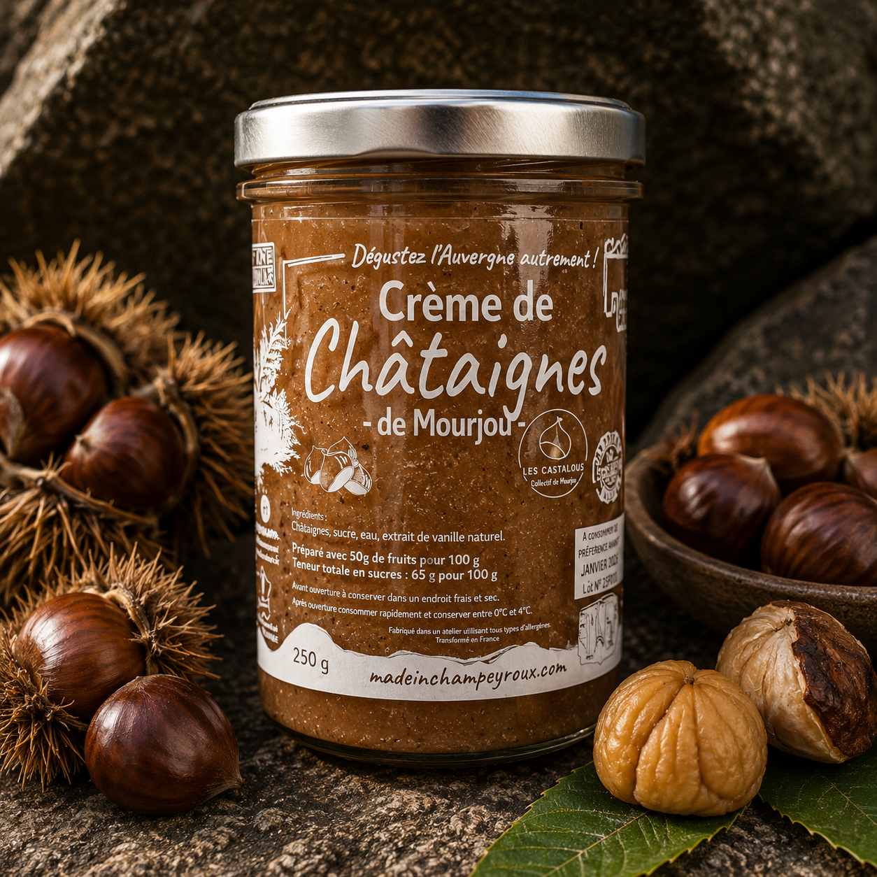 Crème de Châtaignes de Mourjou – 250g