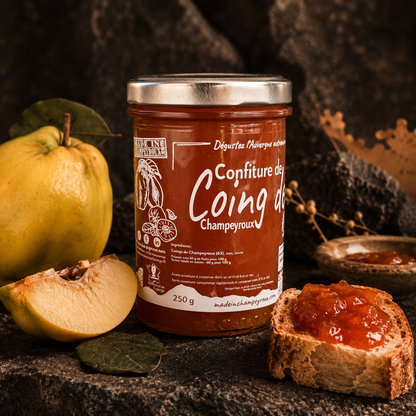 Confiture de coing de Champeyroux en bocal 250g – Le Picnic Français