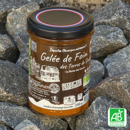 Gelée de Foin Bio des Terres des Sources – Menthe Aquatique, Auvergne