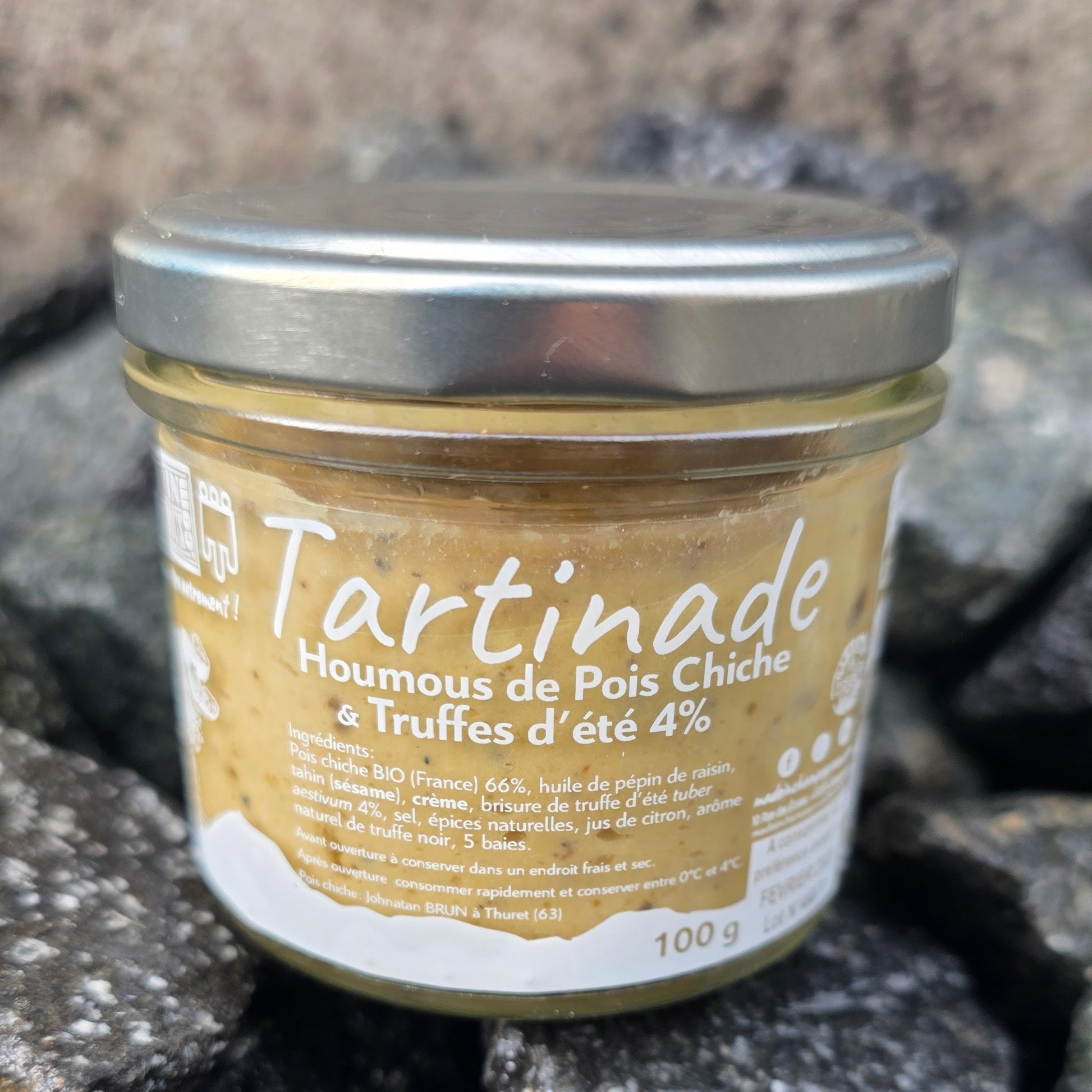 Houmous de pois chiche à la truffe d'été 4% artisanal – Le Picnic Français