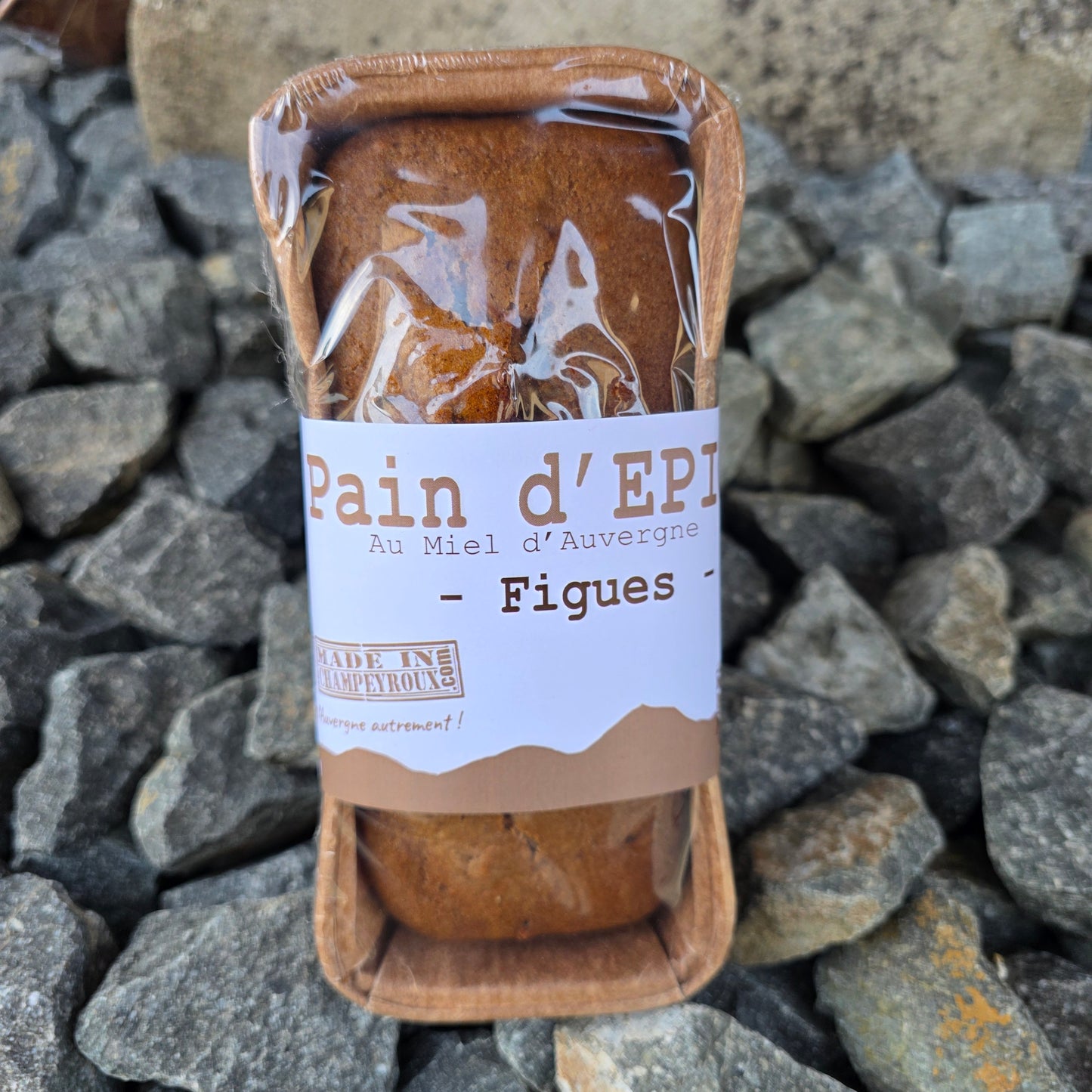 Pain d'épices maison aux figues miel d'Auvergne 350g – Atelier Champeyroux