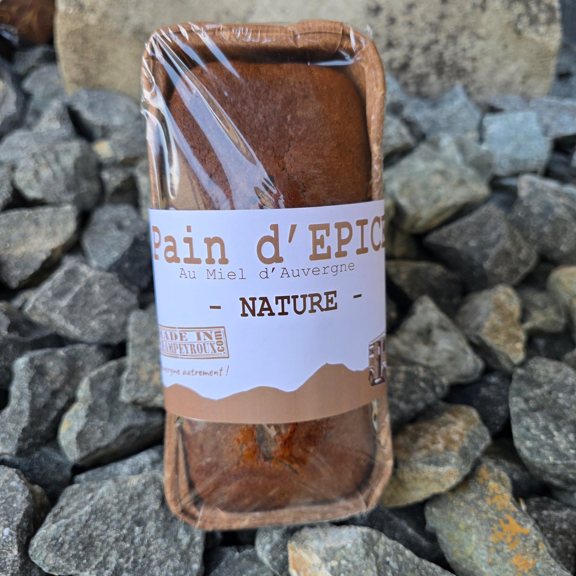 Pain d'épices maison nature miel d'Auvergne 350g – Atelier Champeyroux