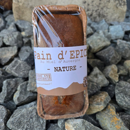 Pain d'épices maison nature miel d'Auvergne 350g – Atelier Champeyroux