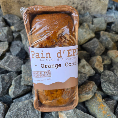 Pain d'épices maison à l'orange confite miel d'Auvergne 350g – Atelier Champeyroux