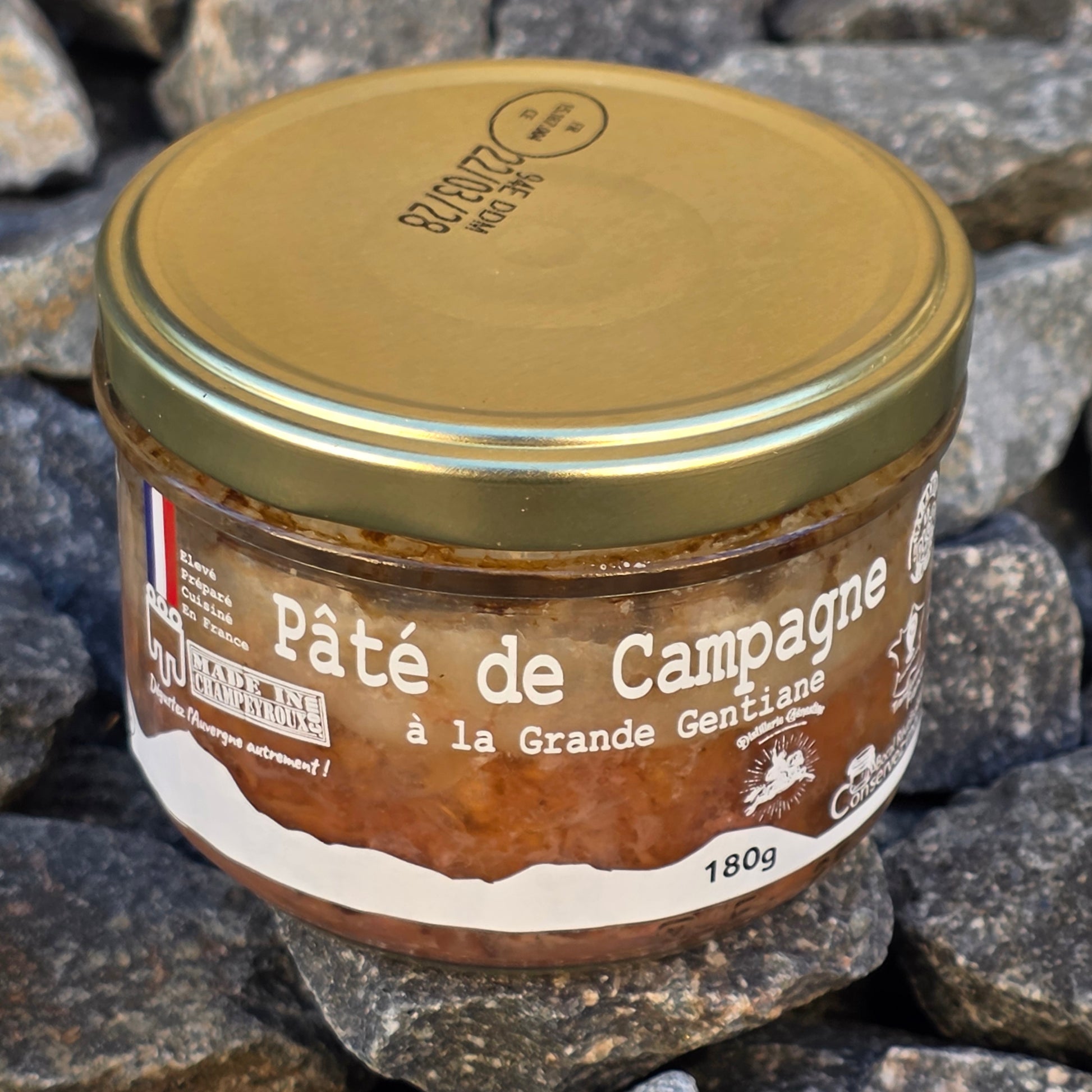Pâté de Campagne à la Gentiane Génestine 180g bocal – Le Picnic Français