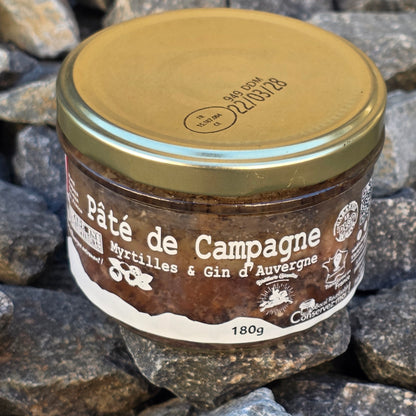 Pâté Myrtilles Sauvages & Gin Génestine 180g bocal – Le Picnic Français