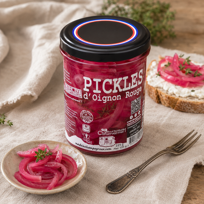 Pickles oignons rouges en bocal 225g – Le Picnic Français