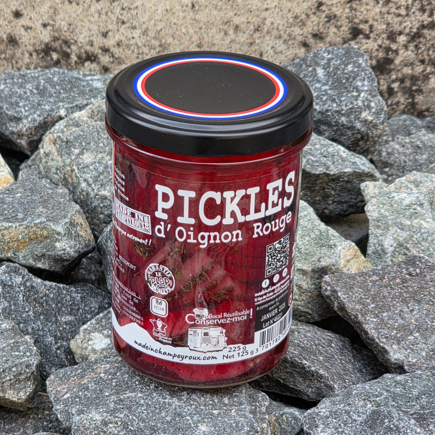 Pickles oignons rouges en bocal 225g – Le Picnic Français