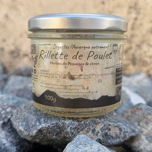 Rillette de Poulet aux herbes et citron
