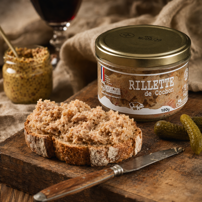 Rillette de Porc à l'Ancienne, bocal 180g – Le Picnic Français