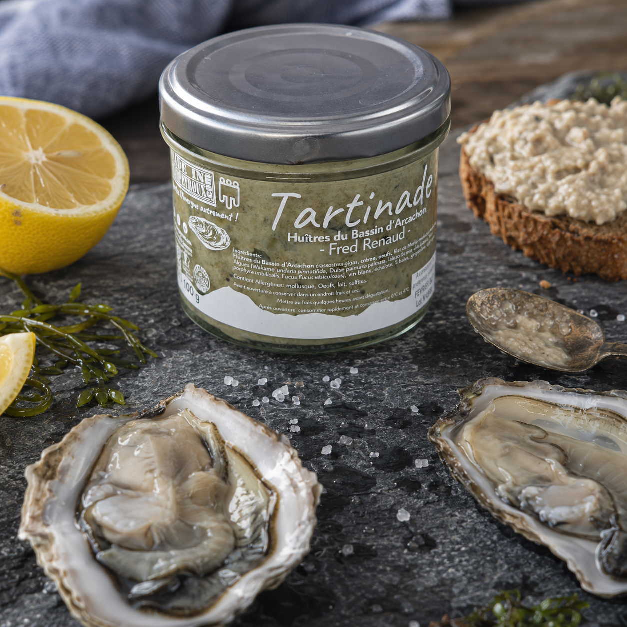 Rillette d'huîtres d'Arcachon 100g — Le Picnic Français
