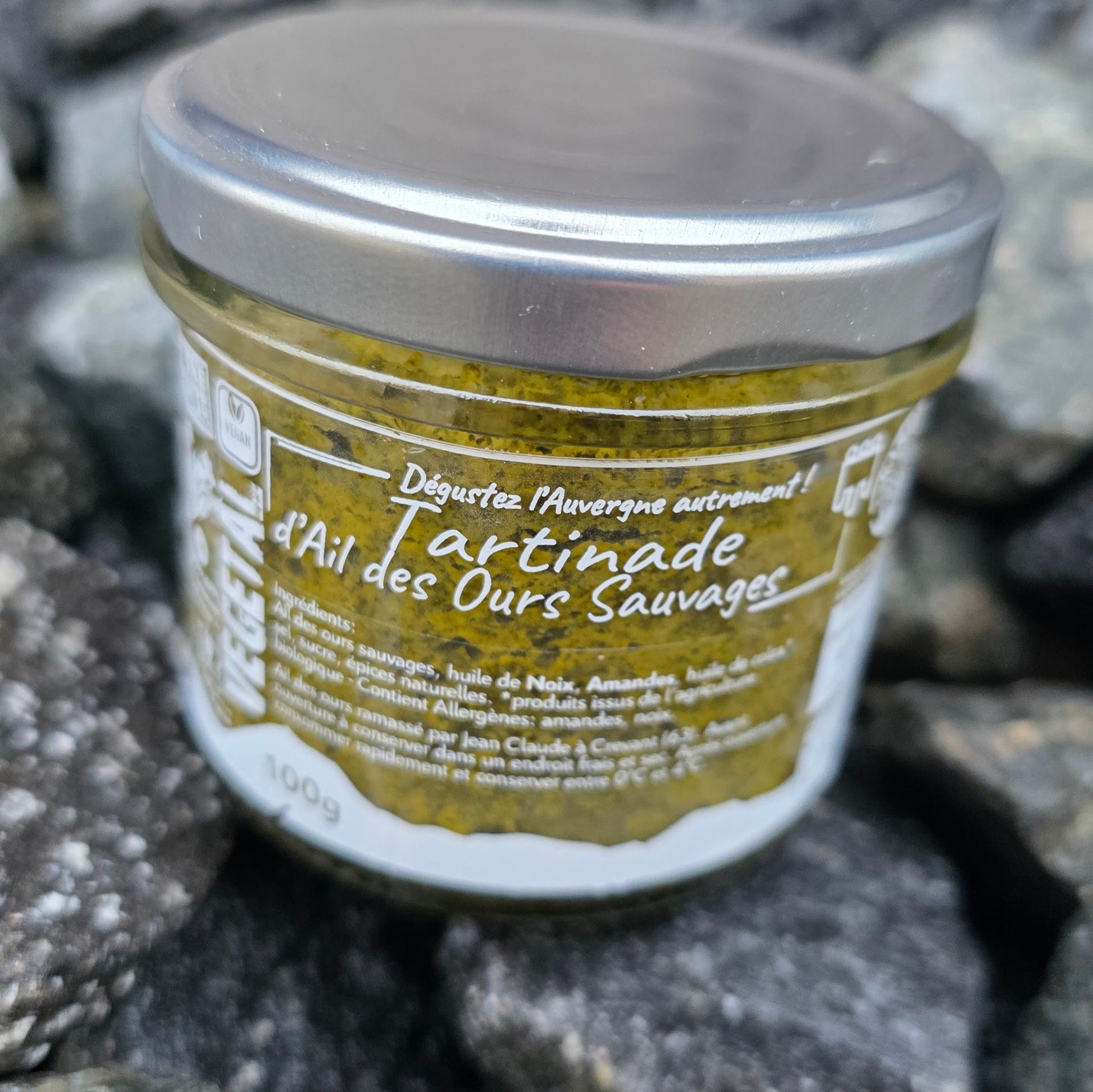 Tartinade d'ail des ours sauvage artisanale bocal Auvergne – Le Picnic Français