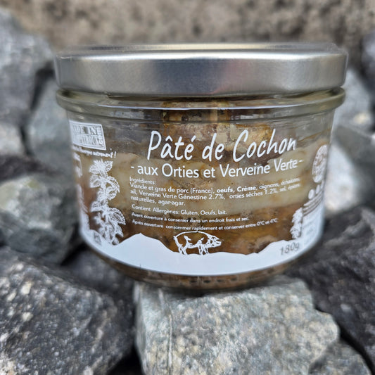 Terrine de Campagne aux orties et verveine Génestine