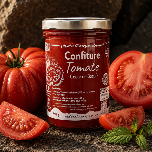 Confiture de Tomate Cœur de Bœuf de Limagne – 260g