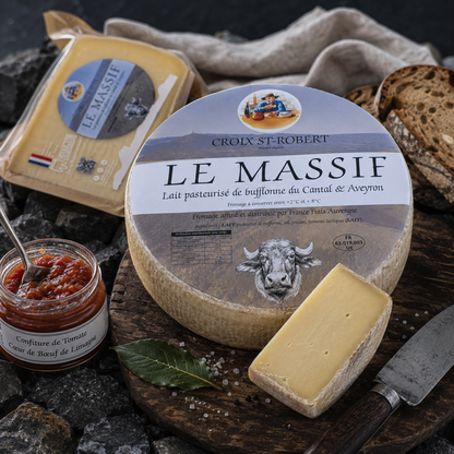 La Tomme Le Massif lait de bufflonne ~562g — fromage pâte pressée — Le Picnic Français