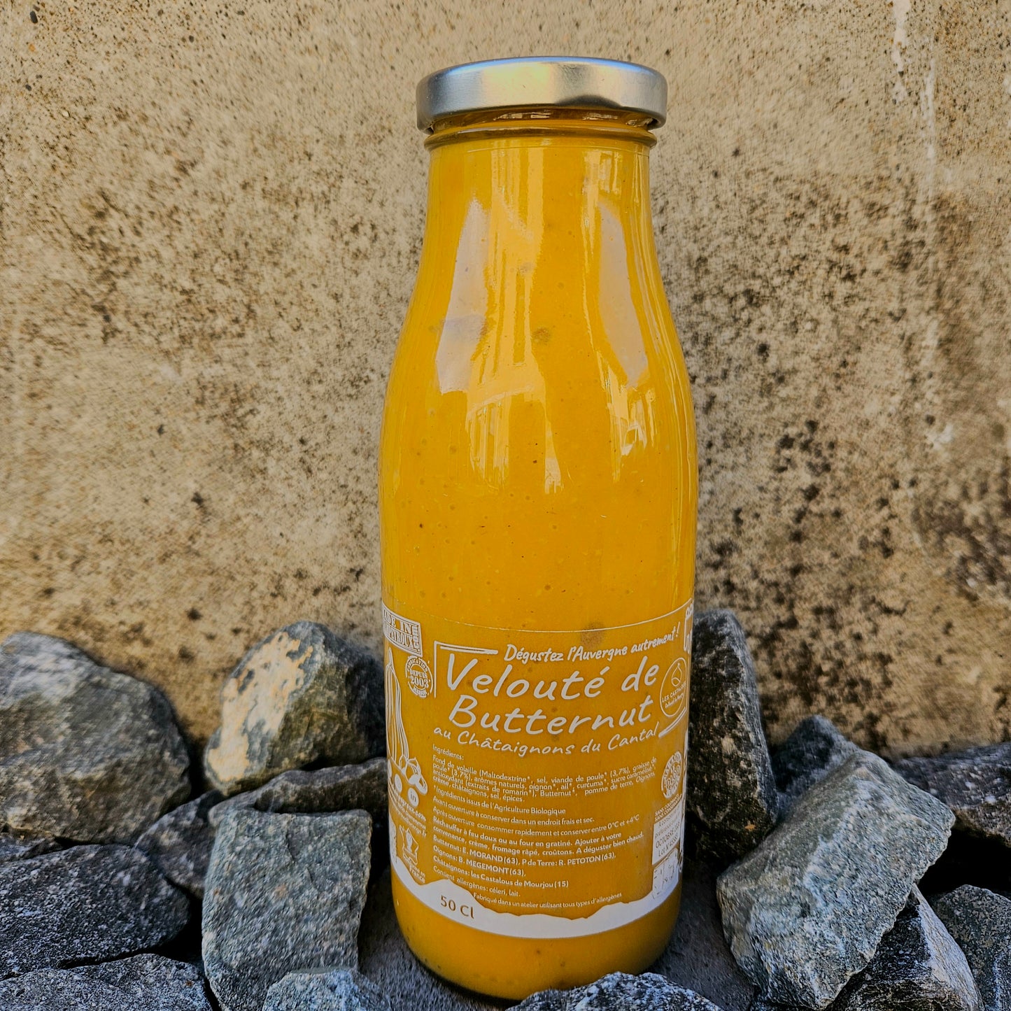 Velouté Butternut châtaignes du Cantal