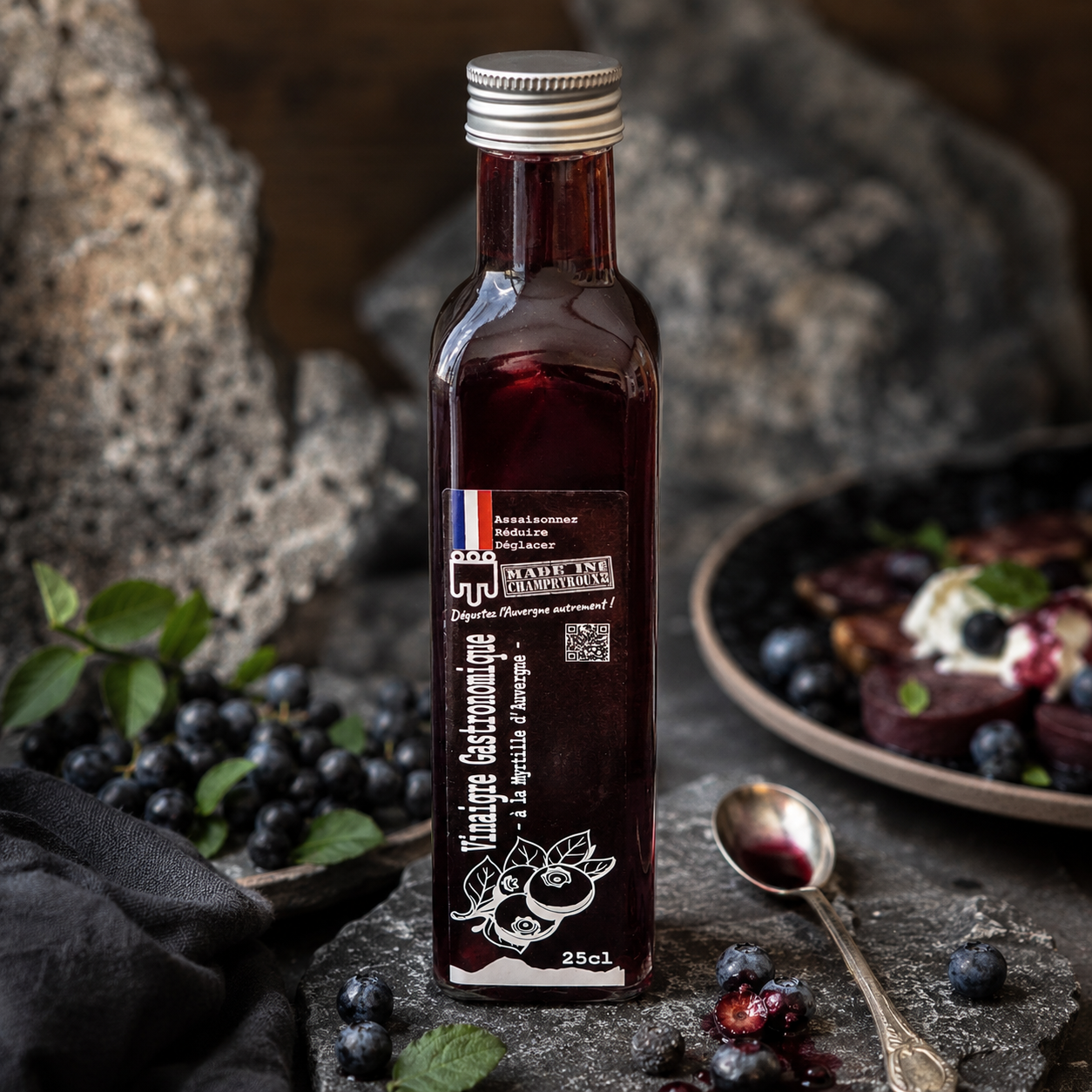 Vinaigre gastronomique à la myrtille sauvage 25cl — Le Picnic Français